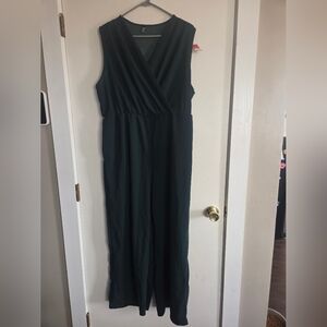 Elegant Green Sleeveless Jumpsuit